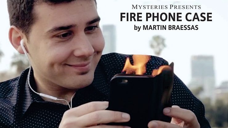 Fire Phone Case (Bigger) by Martin Braessas - Merchant of Magic