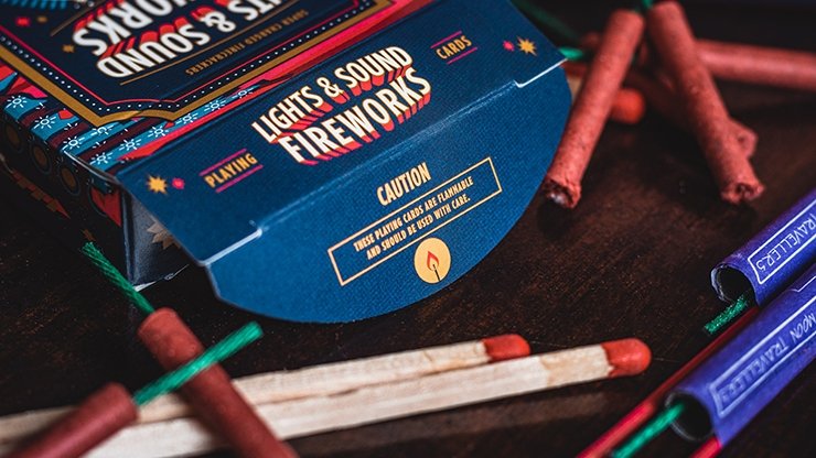 Fireworks Playing Cards by Riffle Shuffle - Merchant of Magic