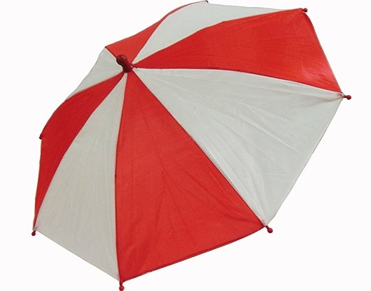 Flash Parasols (Red & White) 4 piece set by MH Production - Merchant of Magic