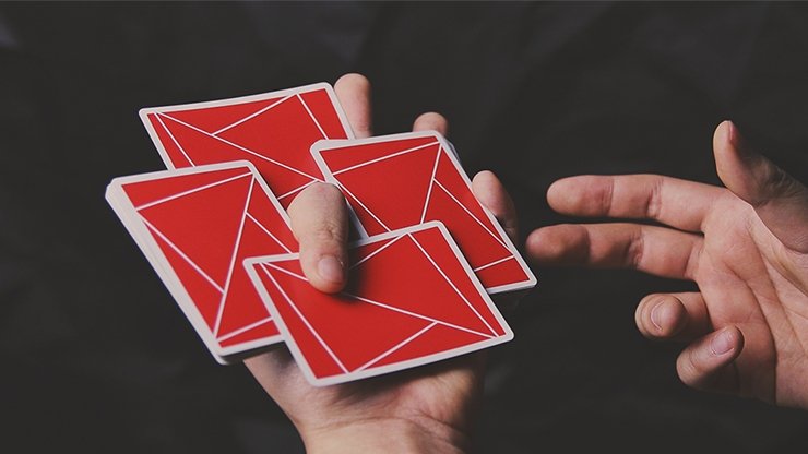 FLEXIBLE (Red) Playing Cards - Merchant of Magic