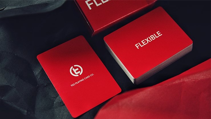 FLEXIBLE (Red) Playing Cards - Merchant of Magic