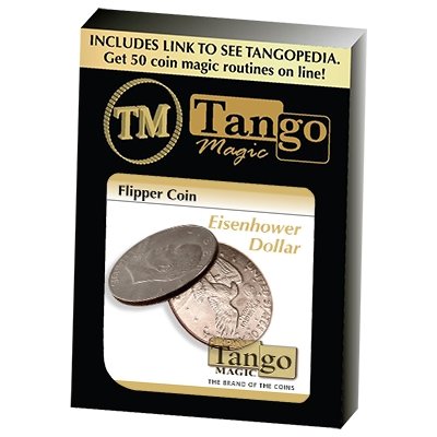 Flipper Coin Eisenhower Dollar (D0038) by Tango - Merchant of Magic