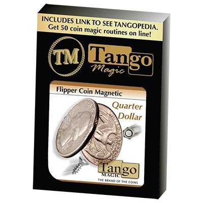 Flipper Coin Magnetic Quarter Dollar (D0043)by Tango - Merchant of Magic