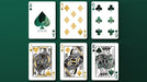 Fluid Art Green (Luxury Edition) Playing Cards - Merchant of Magic