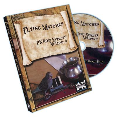 Flying Matches (PK Ring Effects Volume 4) by Randi Rain - DVD - Merchant of Magic