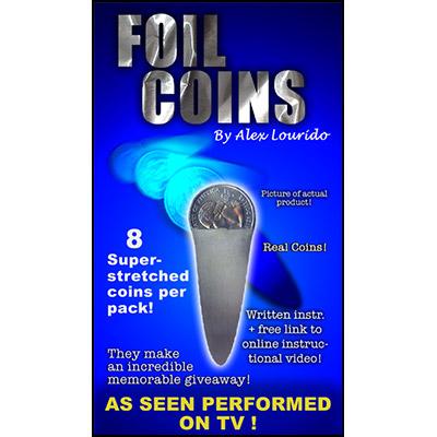 Foil Coin (8 Stretched Coins) by Alex Lourido - Merchant of Magic