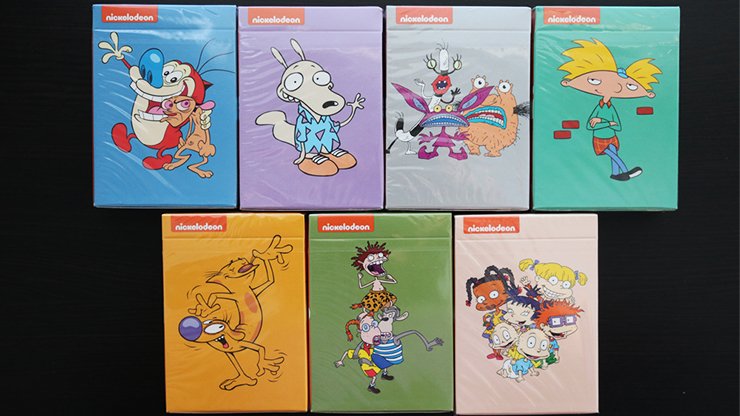 Fontaine Nickelodeon: Rockos Playing Cards - Merchant of Magic