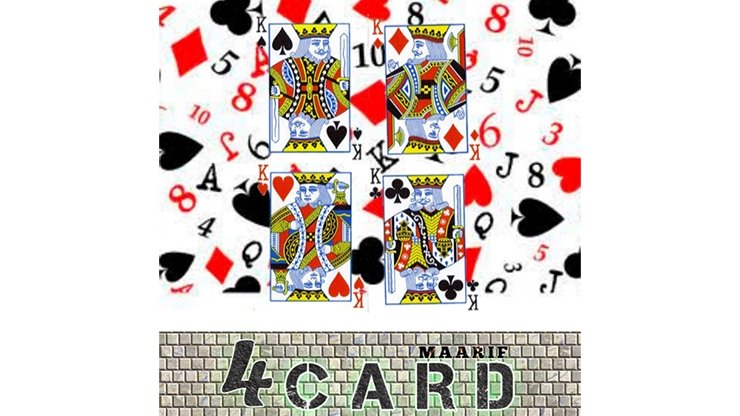 Four Cards by Maarif - INSTANT DOWNLOAD - Merchant of Magic