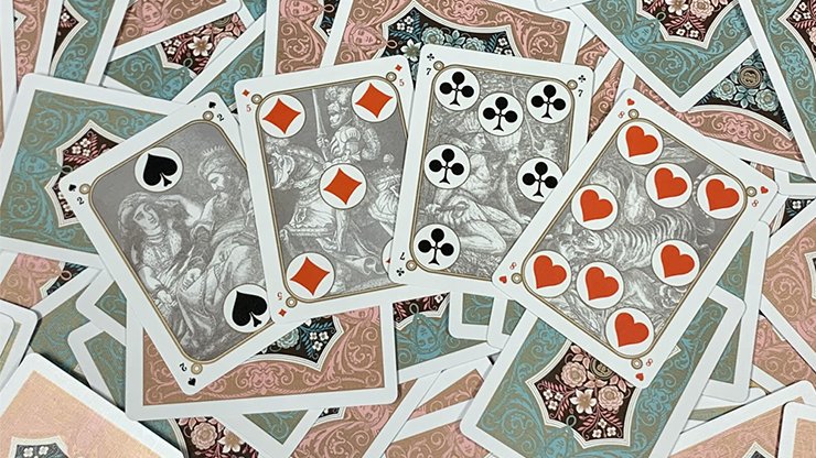 Four Continents (Blue) Playing Cards - Merchant of Magic