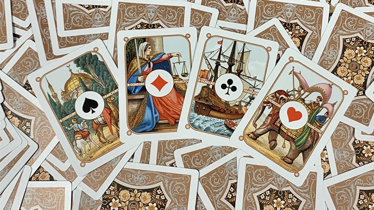 Four Continents (Copper) Playing Cards - Merchant of Magic