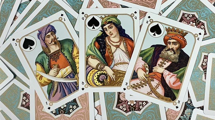 Four Continents (Red) Playing Cards - Merchant of Magic