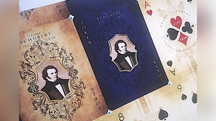 Franz Schubert (Composers) Playing Cards - Merchant of Magic