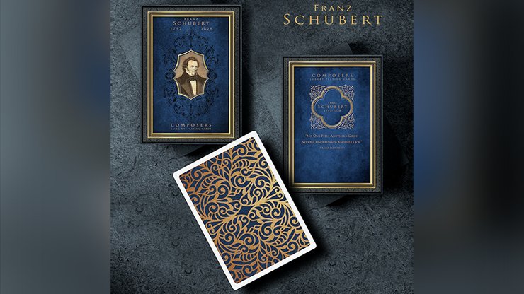 Franz Schubert (Composers) Playing Cards - Merchant of Magic