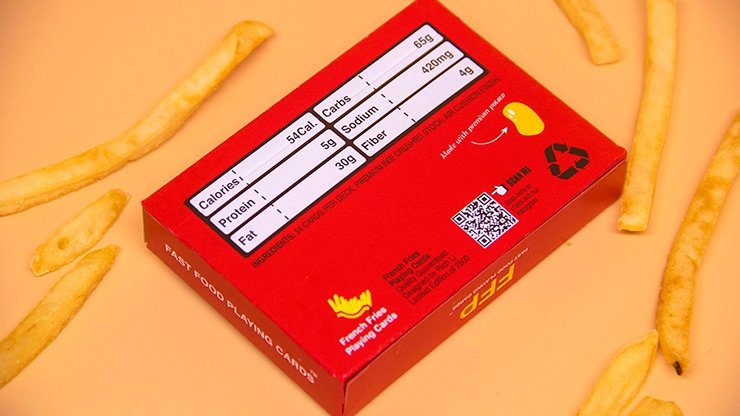 Fries Playing Cards by Fast Food Playing Cards - Merchant of Magic