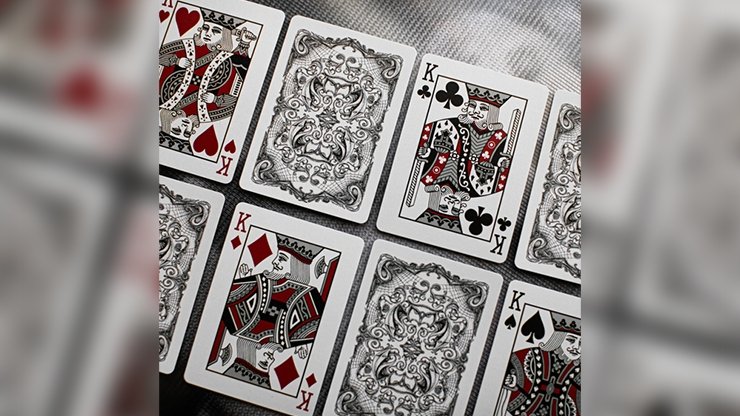Fulton's White Jazz Playing Cards by Dan & Dave - Merchant of Magic