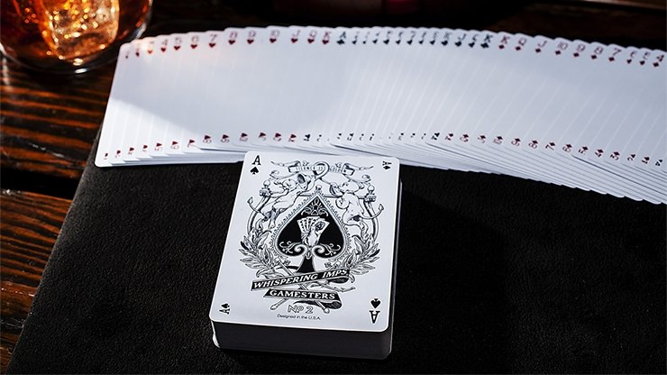 Gamesters Standard Edition Playing Cards (Black) by Whispering Imps - Merchant of Magic