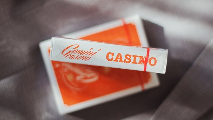 Gemini Casino 1975 Orange Playing Cards by Gemini - Merchant of Magic