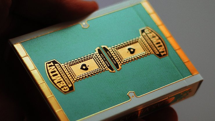 Gemini Casino (Deluxe Edition) Turquoise Playing Cards by Gemini - Merchant of Magic