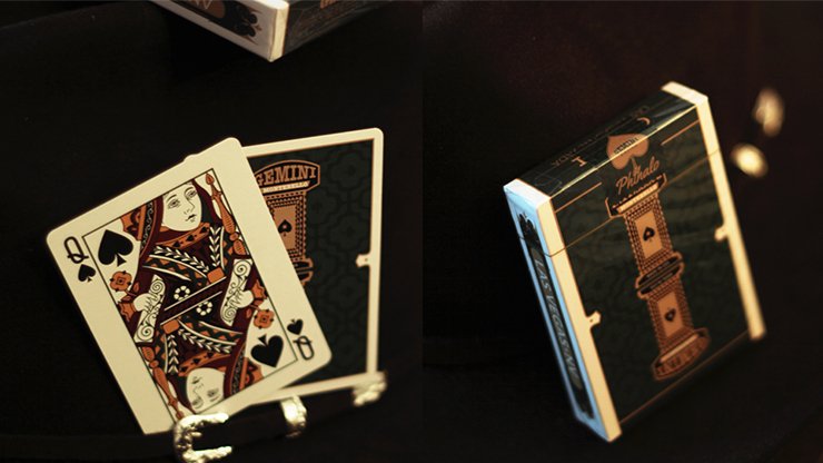 Gemini Casino Phthalo Green Playing Cards by Gemini - Merchant of Magic