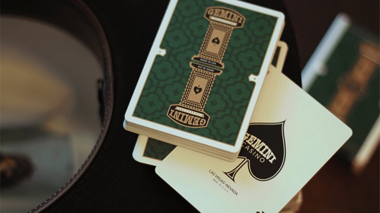 Gemini Casino Phthalo Green Playing Cards by Gemini - Merchant of Magic