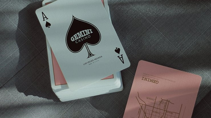 Gemini Casino Pink Playing Cards by Gemini - Merchant of Magic
