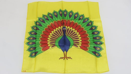 Giant Peacock Silk 18 inch by Goshman - Merchant of Magic