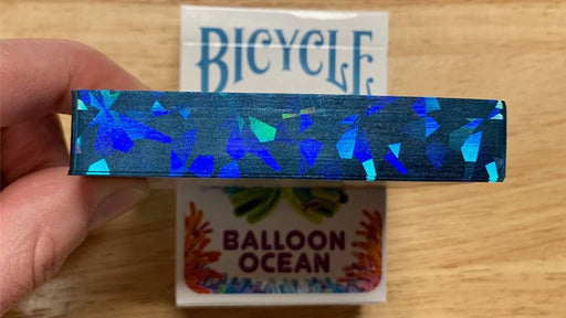 Gilded Bicycle Balloon (Ocean) Playing Cards - Merchant of Magic