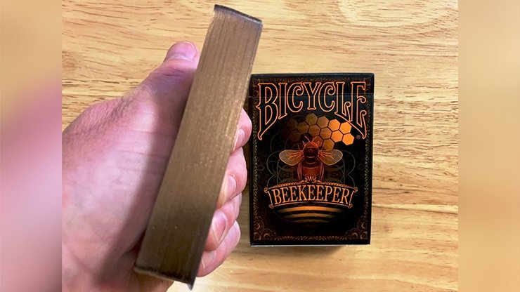 Gilded Bicycle Beekeeper Playing Cards - Dark - Merchant of Magic