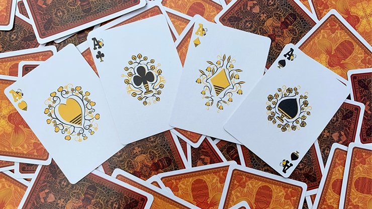 Gilded Bicycle Beekeeper Playing Cards - Light - Merchant of Magic