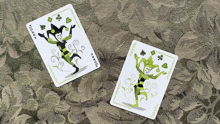 Gilded Bicycle Caterpillar (Dark) Playing Cards - Merchant of Magic