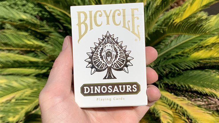 Gilded Bicycle Dinosaur Playing Cards - Merchant of Magic