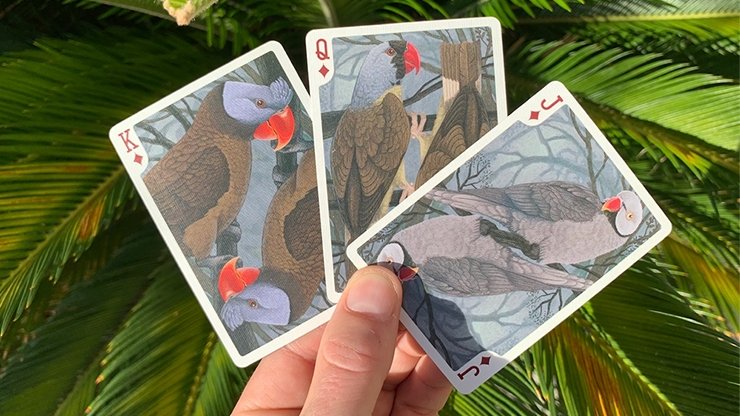 Gilded Bicycle Parrot Extinct Playing Cards - Merchant of Magic