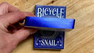 Gilded Bicycle Snail (Blue) Playing Cards - Merchant of Magic