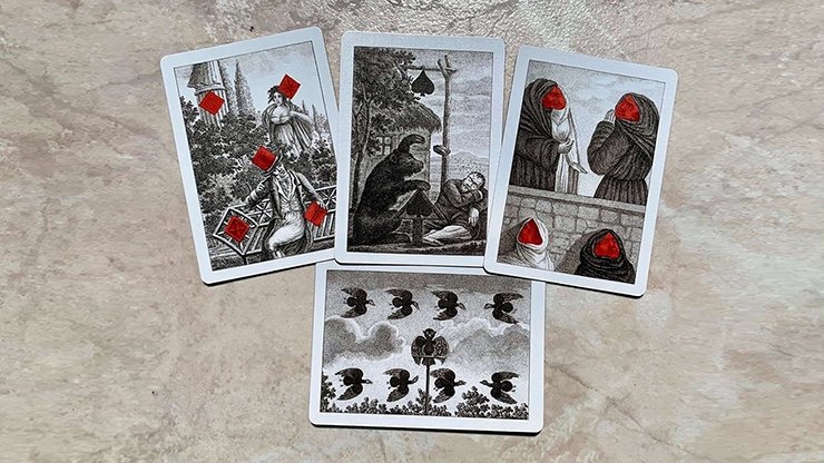 Gilded Cotta's Almanac #5 (Numbered Seal) Transformation Playing Cards - Merchant of Magic