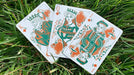 Gilded Grasshopper Light (Jade) Playing Cards - Merchant of Magic