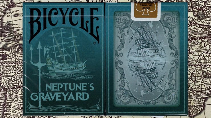 Gilded Neptunes Graveyard (Ship) Playing Cards - Merchant of Magic