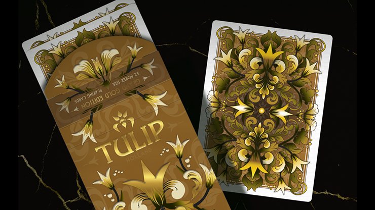 Grand Tulip Gold Playing Cards - Merchant of Magic