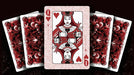 Grand Tulip Red Gilded Playing Cards - Merchant of Magic