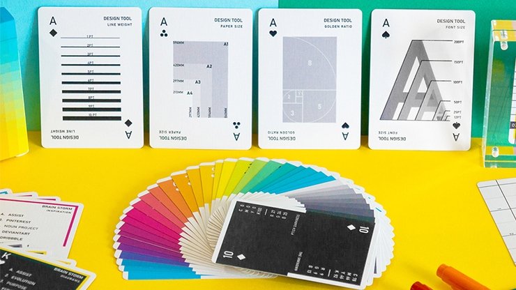 Graphic Design CheatSheet Playing Cards - Merchant of Magic