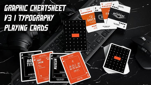 Graphic Design CheatSheet V3 Playing Cards - Merchant of Magic