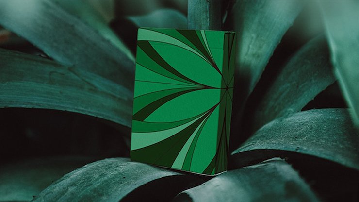 Green Wave Playing Cards by Galaxy Playing Cards - Merchant of Magic