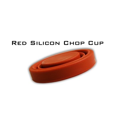 Harmonica Chop Cup Red (Silicon) by Leo Smetsers - Merchant of Magic