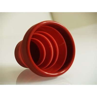 Harmonica Chop Cup Red (Silicon) by Leo Smetsers - Merchant of Magic