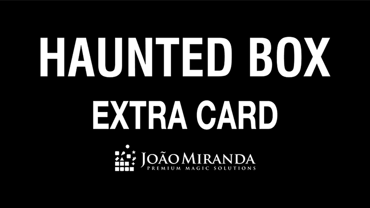 Haunted Box Extra Gimmicked Card (Blue) by João Miranda Magic - Merchant of Magic