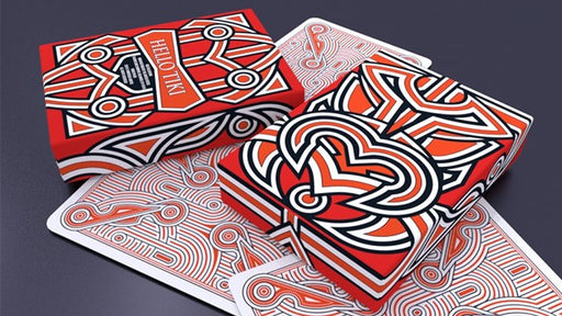 Hello Tiki (Red) Playing Cards - Merchant of Magic