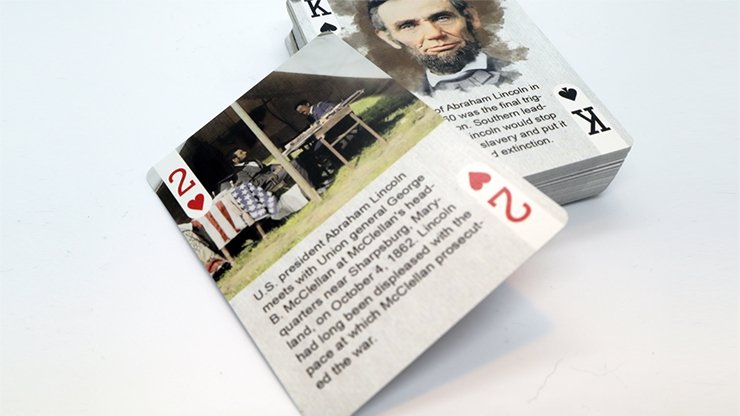 History Of American Civil War Playing Cards - Merchant of Magic
