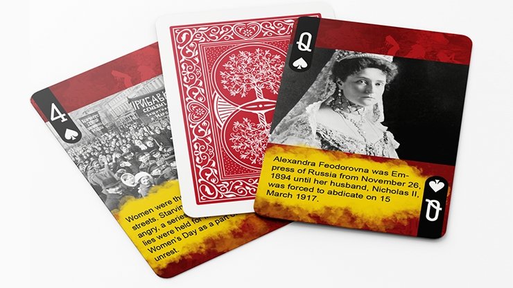 History Of Russian Revolution Playing Cards - Merchant of Magic