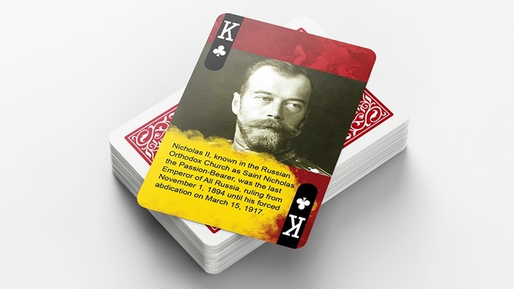 History Of Russian Revolution Playing Cards - Merchant of Magic