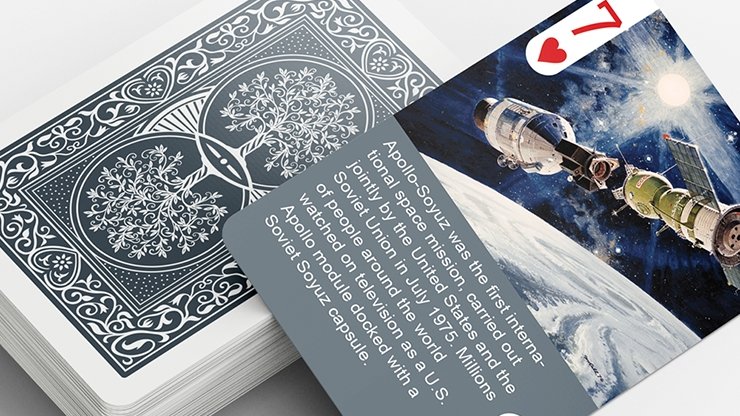 History Of Space Race Playing Cards - Merchant of Magic