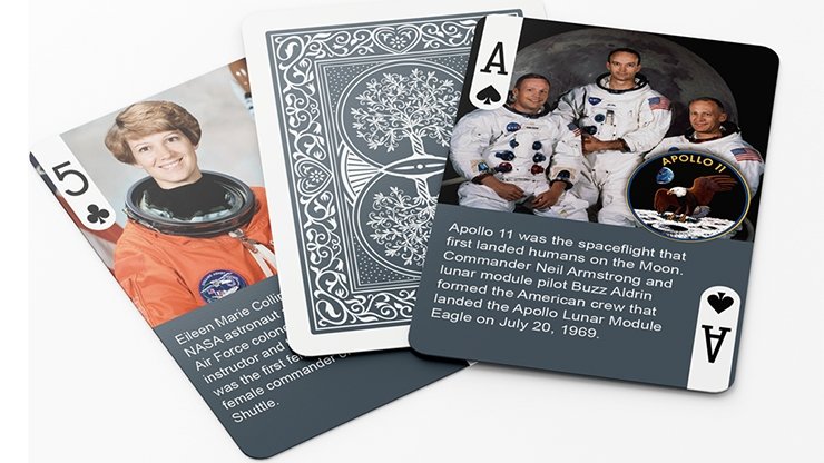 History Of Space Race Playing Cards - Merchant of Magic
